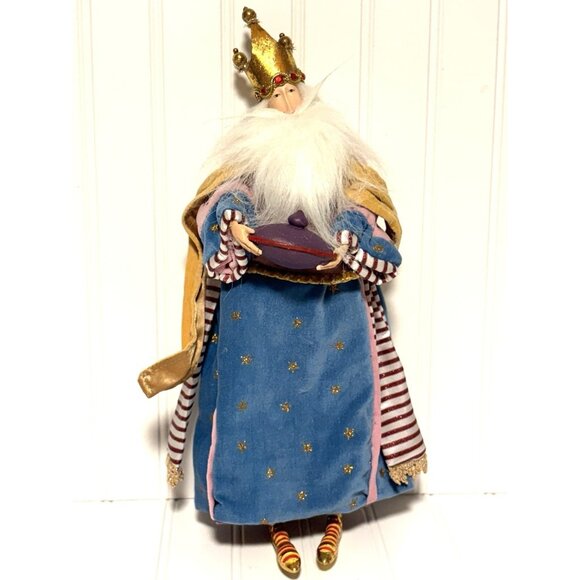 Patience Brewster Christmas Nativity  Wiseman King MAGI FABRIC 14” Velvet - Picture 1 of 8